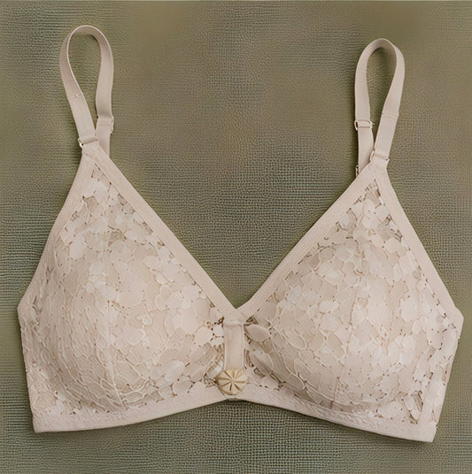 DMORA Fancy Lace Bra Value Pack of 2 – Premium Soft Support Lace Bras for Women - My Store 5