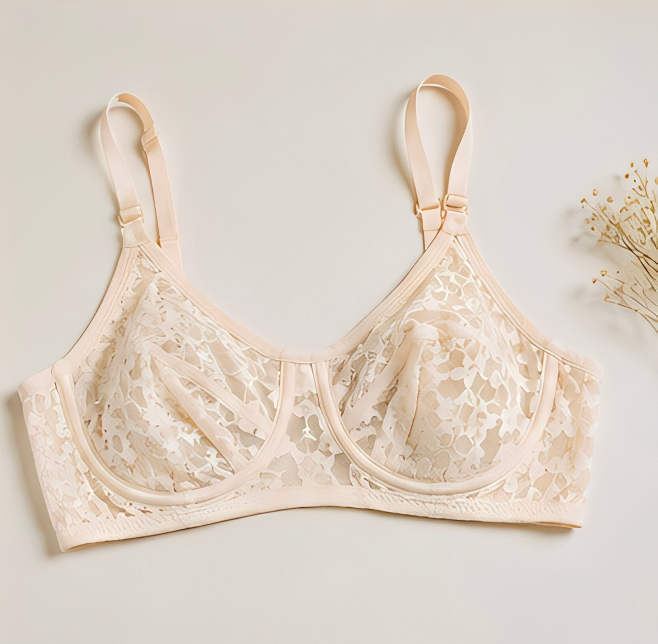 DMORA Fancy Net Lace Bra Value Pack of 2 – Premium Breathable Lace Bras