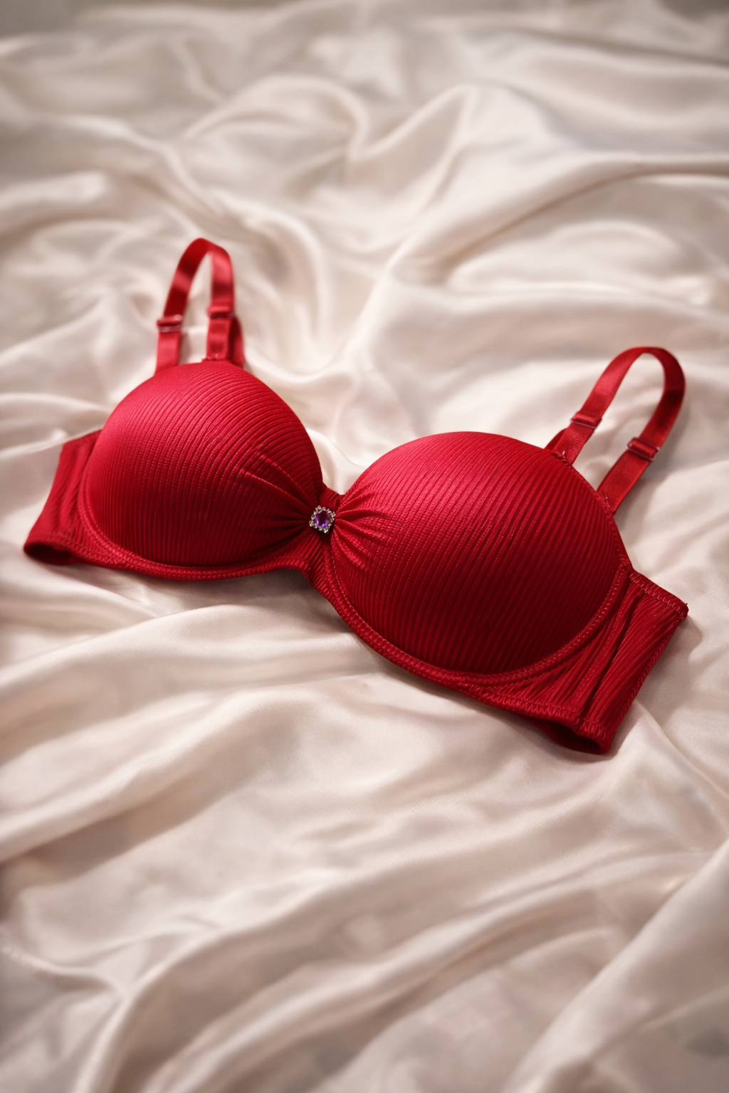 DMORA Ribbed Sculpt Padded Bra