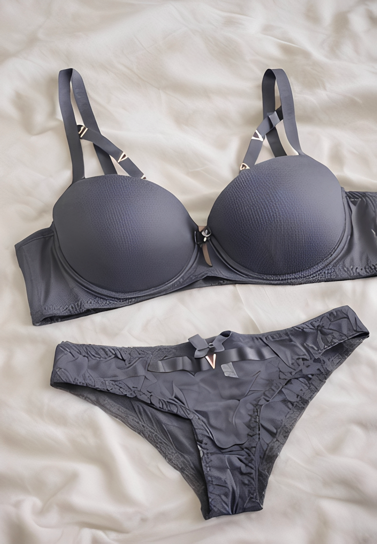 DMORA Soft Padded Bra & Panty Set
