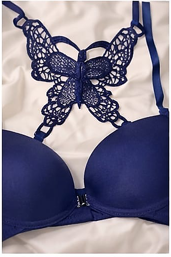 DMORA Butterfly Lace 2-Piece Lingerie Set