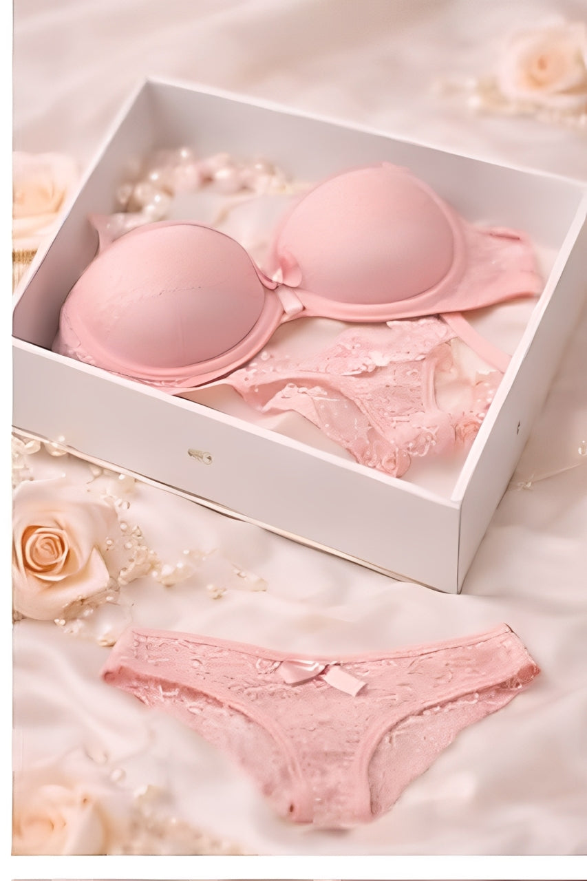 DMORA Butterfly Lace 2-Piece Lingerie Set