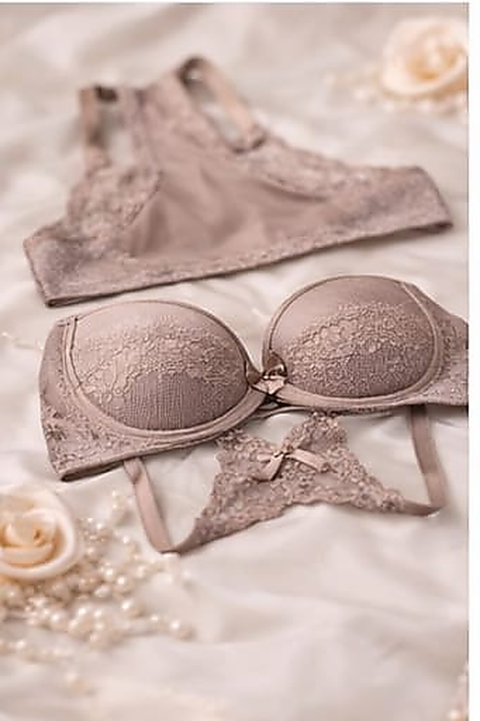 DMORA Butterfly Lace 2-Piece Lingerie Set