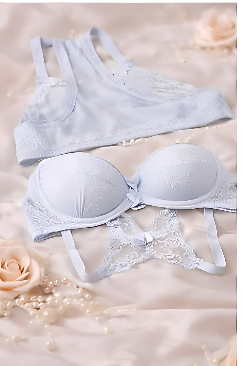 DMORA Butterfly Lace 2-Piece Lingerie Set