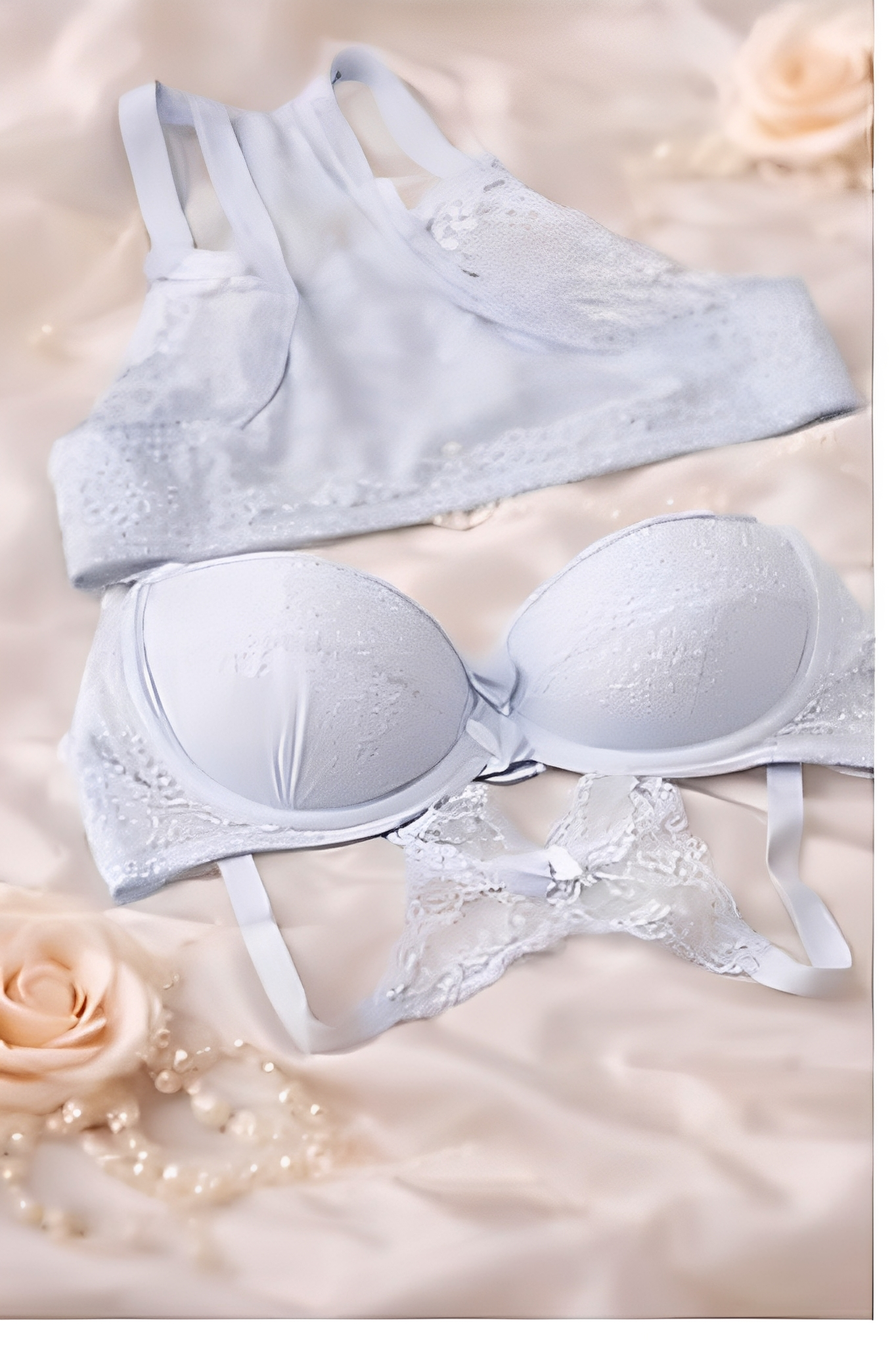 DMORA Butterfly Lace 2-Piece Lingerie Set
