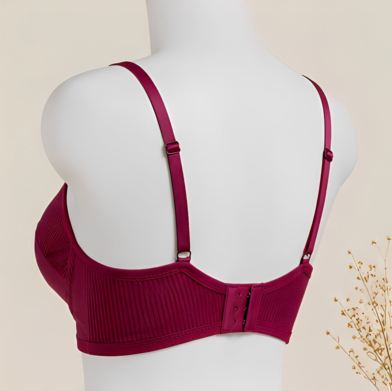 Cotton Bra Design 1 (5 Colours Pink,Blue,Red,Skin,Grey) - My Store 5