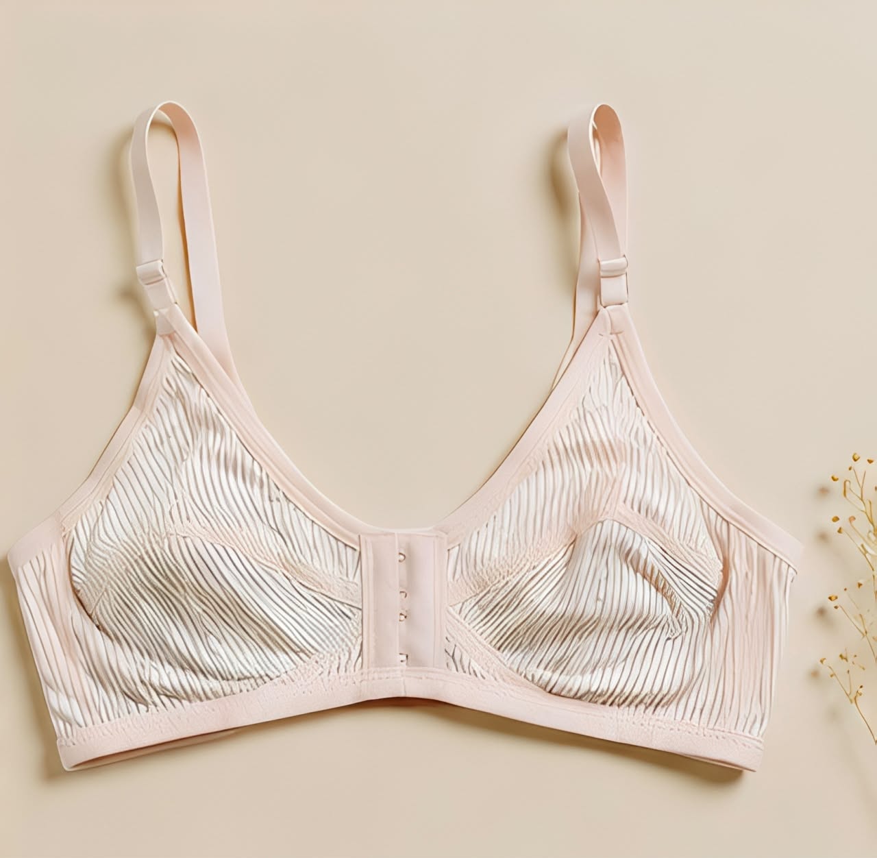 Cotton Bra Design 1 (5 Colours Pink,Blue,Red,Skin,Grey) - My Store 5