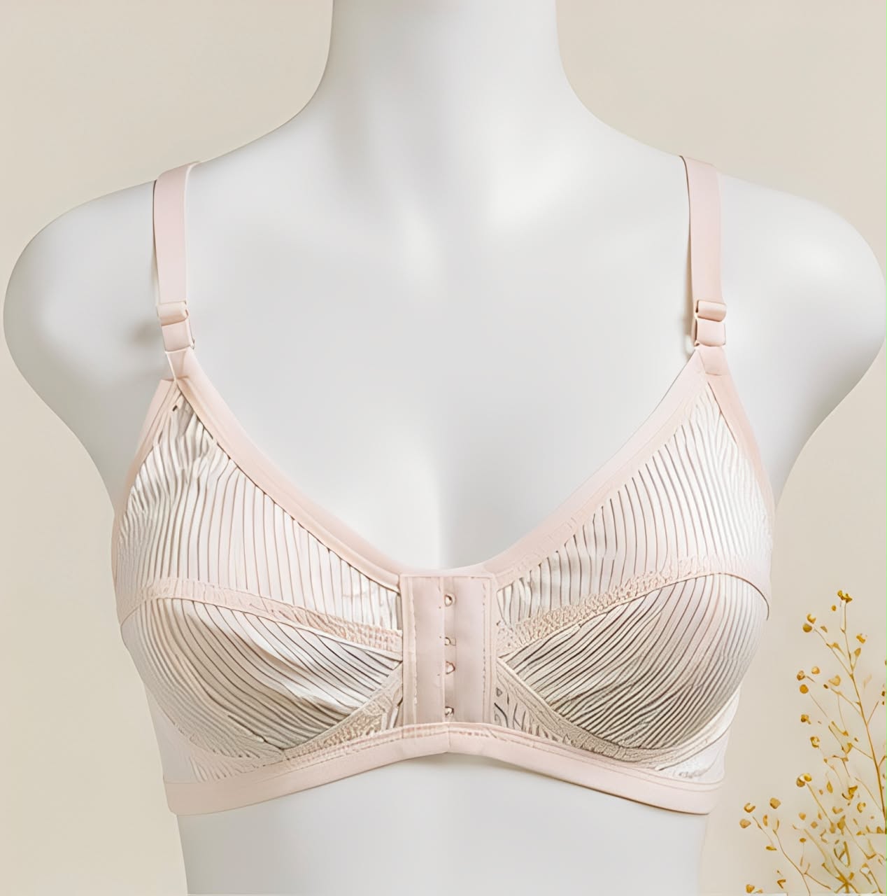 Cotton Bra Design 1 (5 Colours Pink,Blue,Red,Skin,Grey) - My Store 5