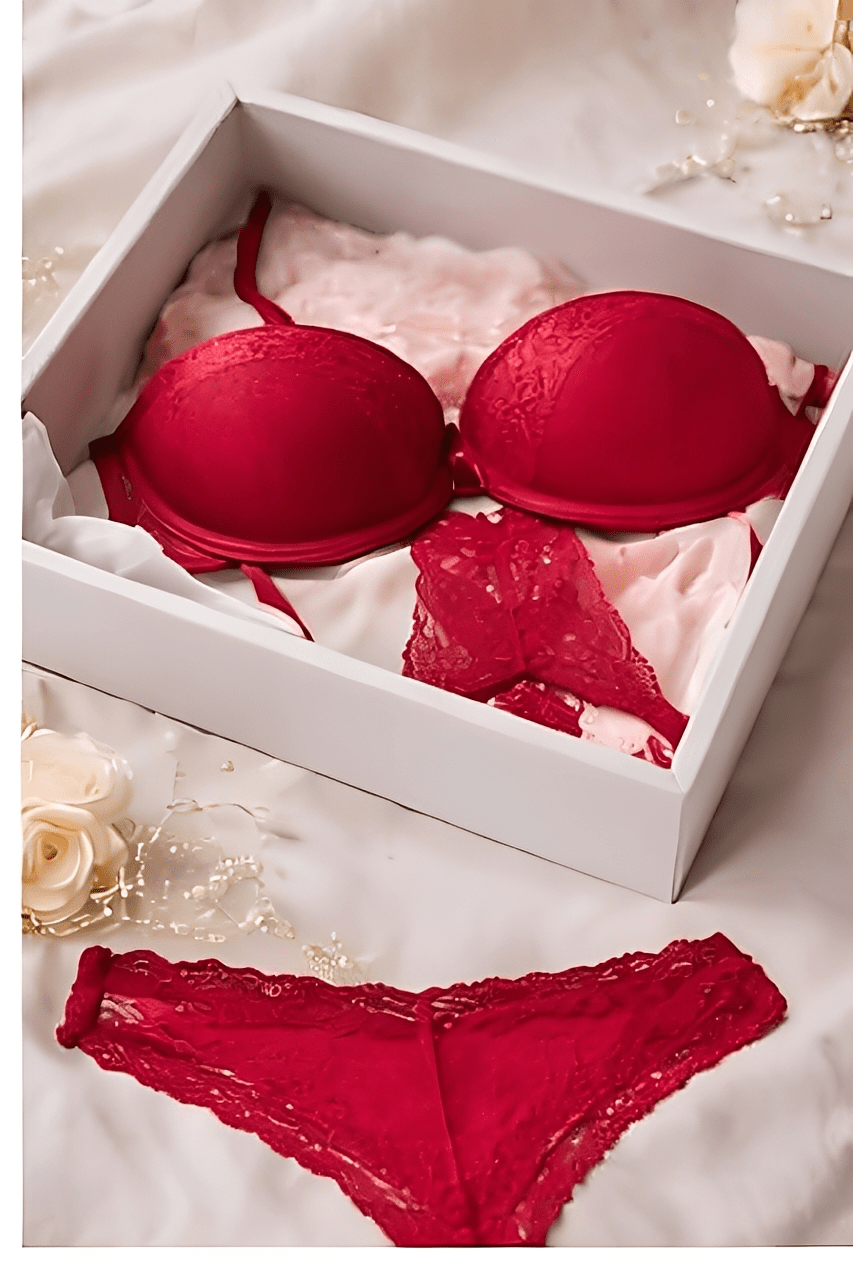 DMORA Butterfly Lace 2-Piece Lingerie Set - My Store 5