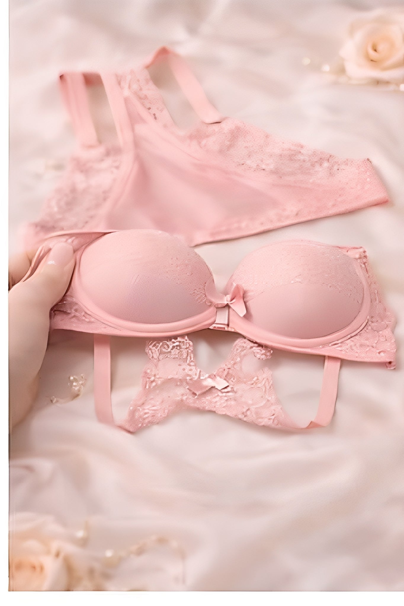 DMORA Butterfly Lace 2-Piece Lingerie Set - My Store 5