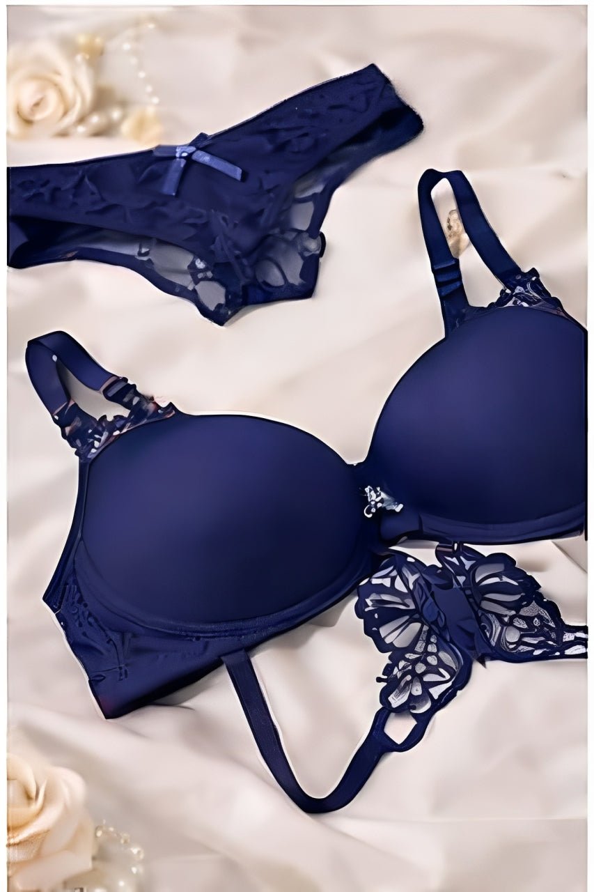 DMORA Butterfly Lace 2-Piece Lingerie Set - My Store 5