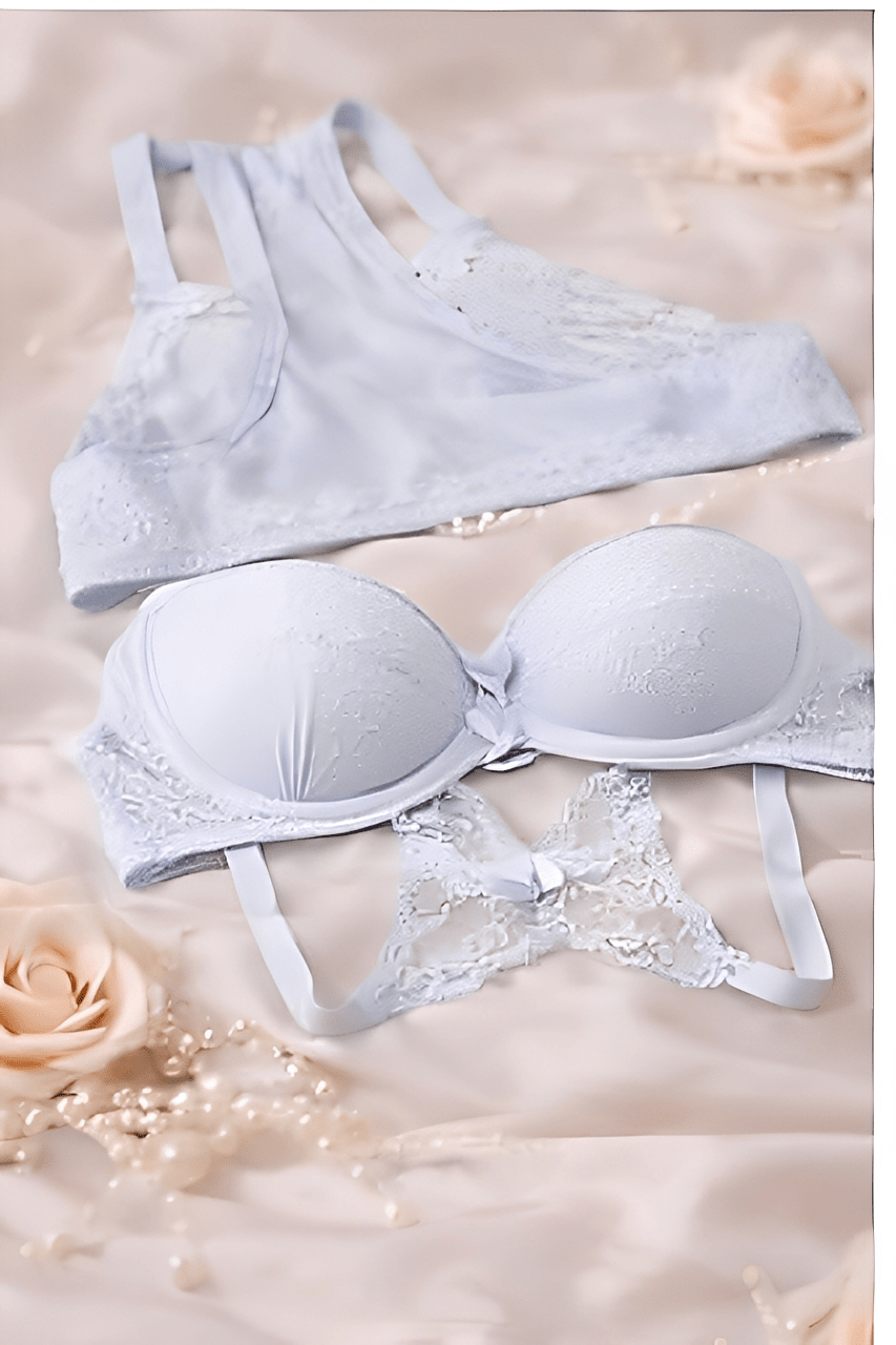 DMORA Butterfly Lace 2-Piece Lingerie Set - My Store 5