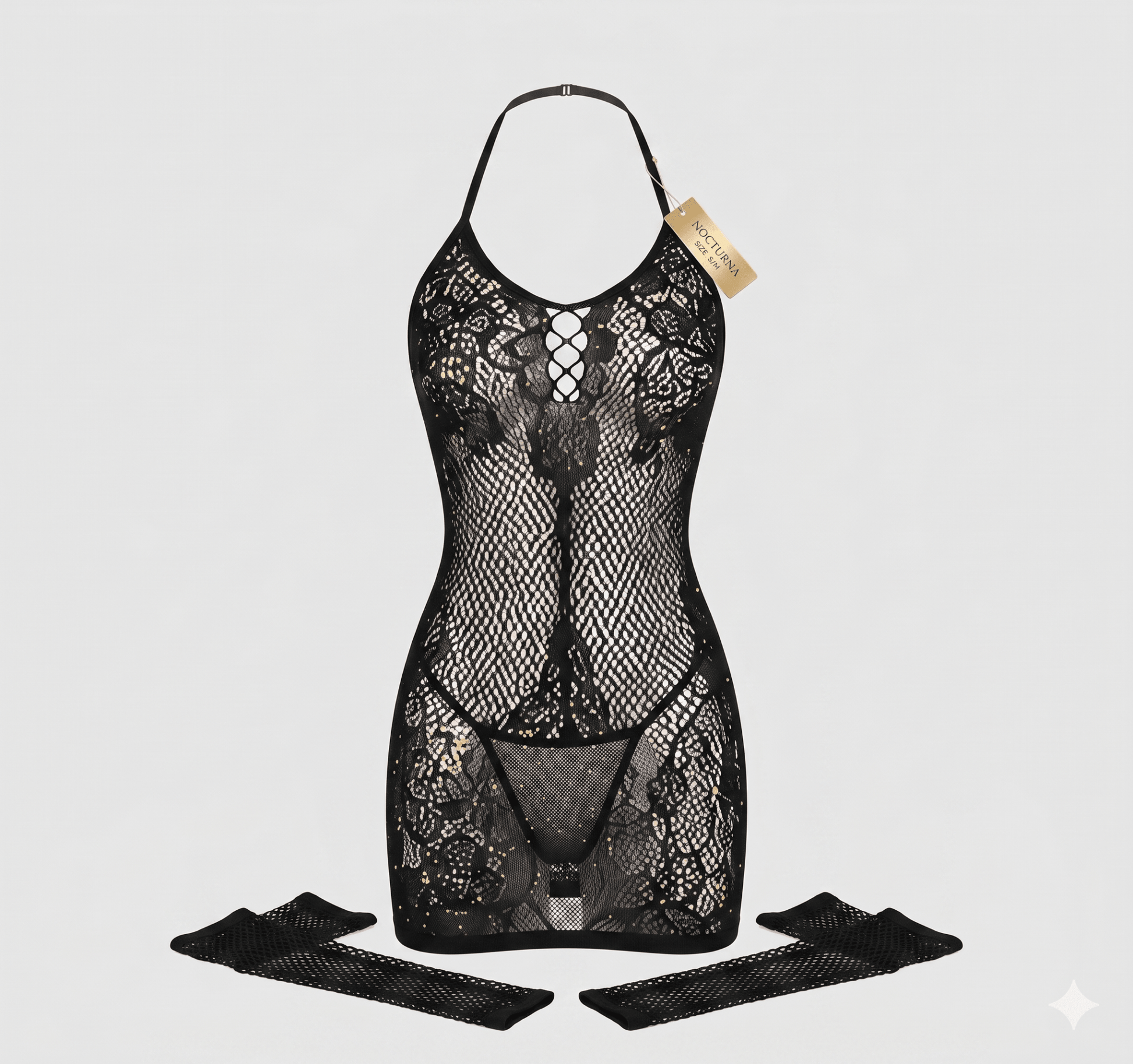 DMORA Diamond Net Bodysuit 3 - My Store 5