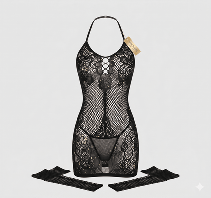DMORA Diamond Net Bodysuit 3 - My Store 5