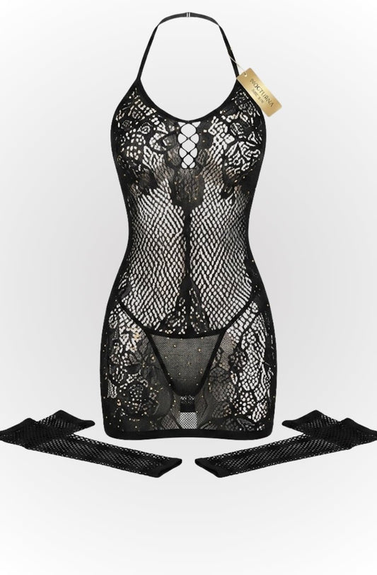 DMORA Diamond Net Bodysuit 3 - My Store 5