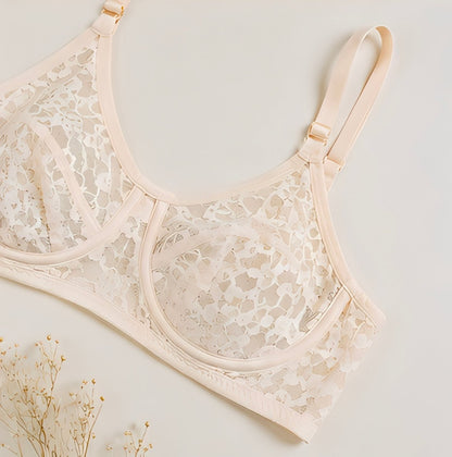 DMORA Fancy Net Lace Bra Value Pack of 2 – Premium Breathable Lace Bras - My Store 5