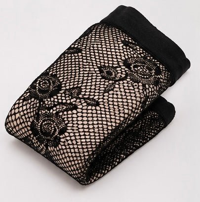 DMORA Floral Fishnet Fashion Tights – Elegant Free Size Stockings - My Store 5
