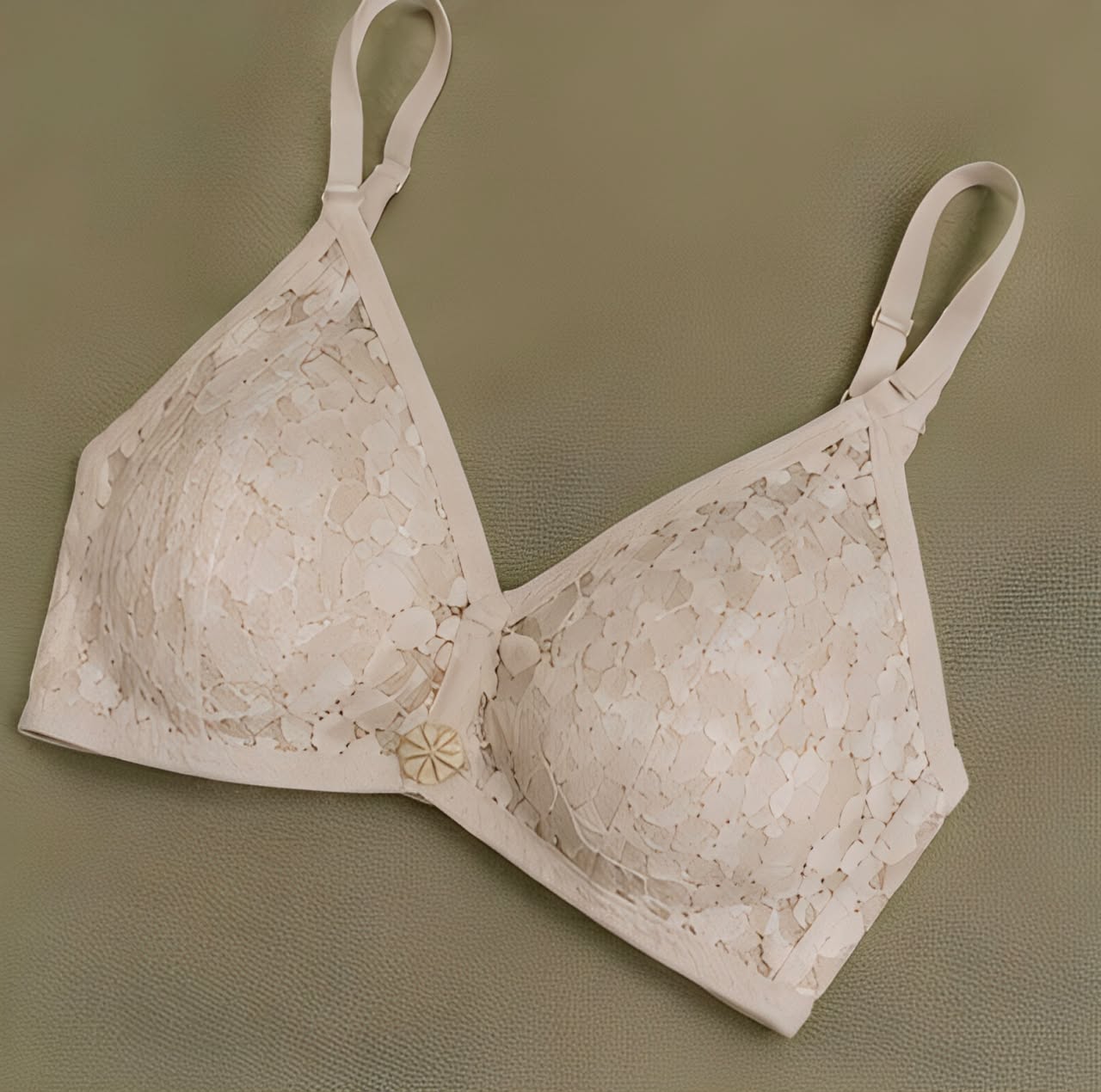 DMORA Floral Lace Comfort Bra - My Store 5