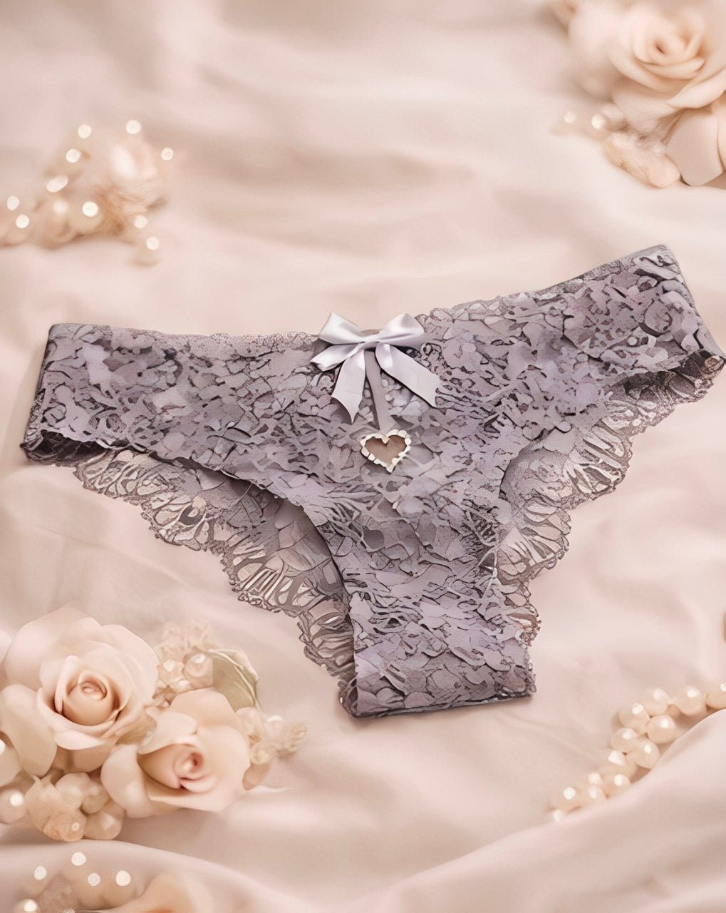 DMORA Heartline Lace Lingerie Set - My Store 5