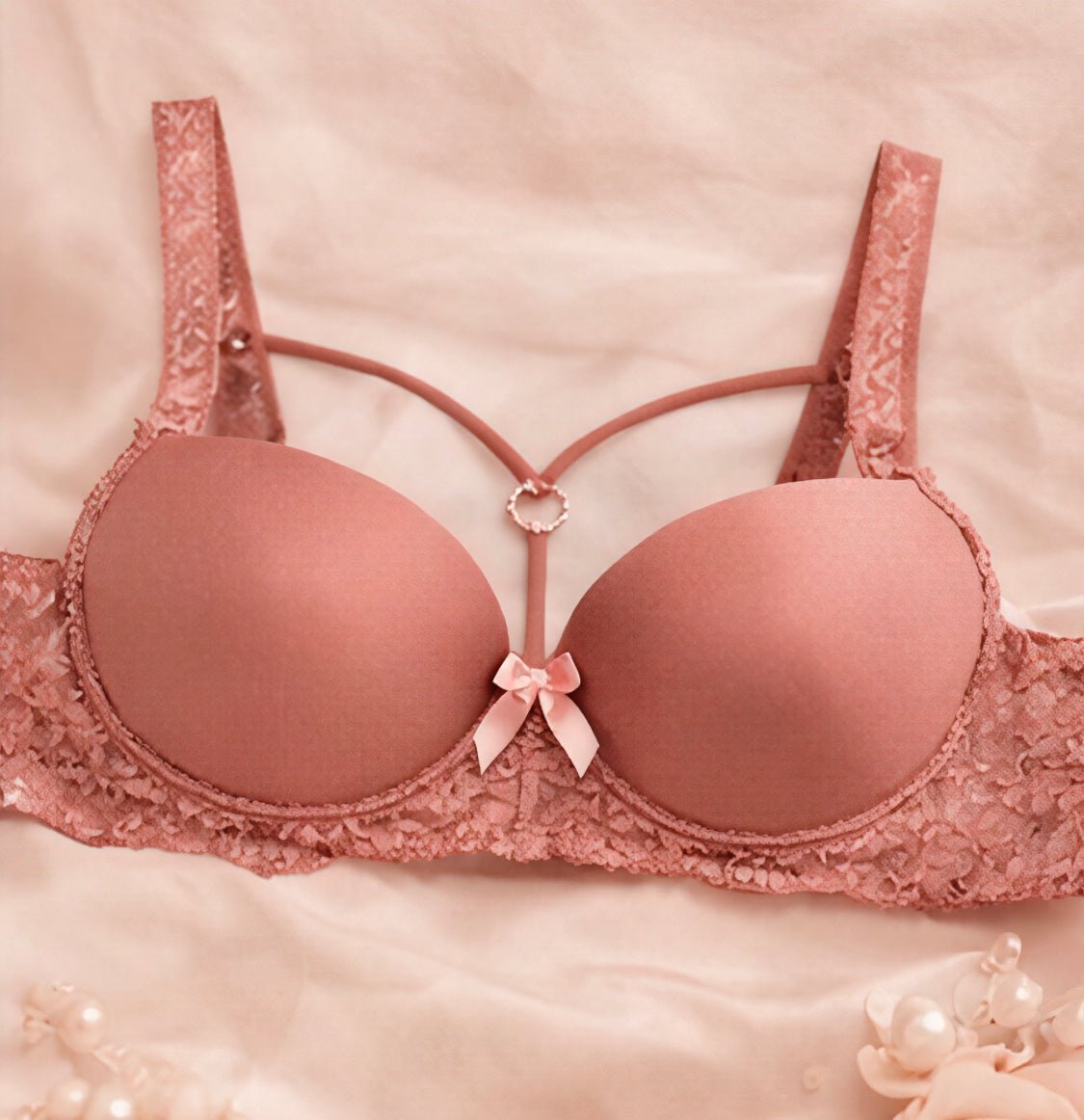 DMORA Heartline Lace Lingerie Set - My Store 5