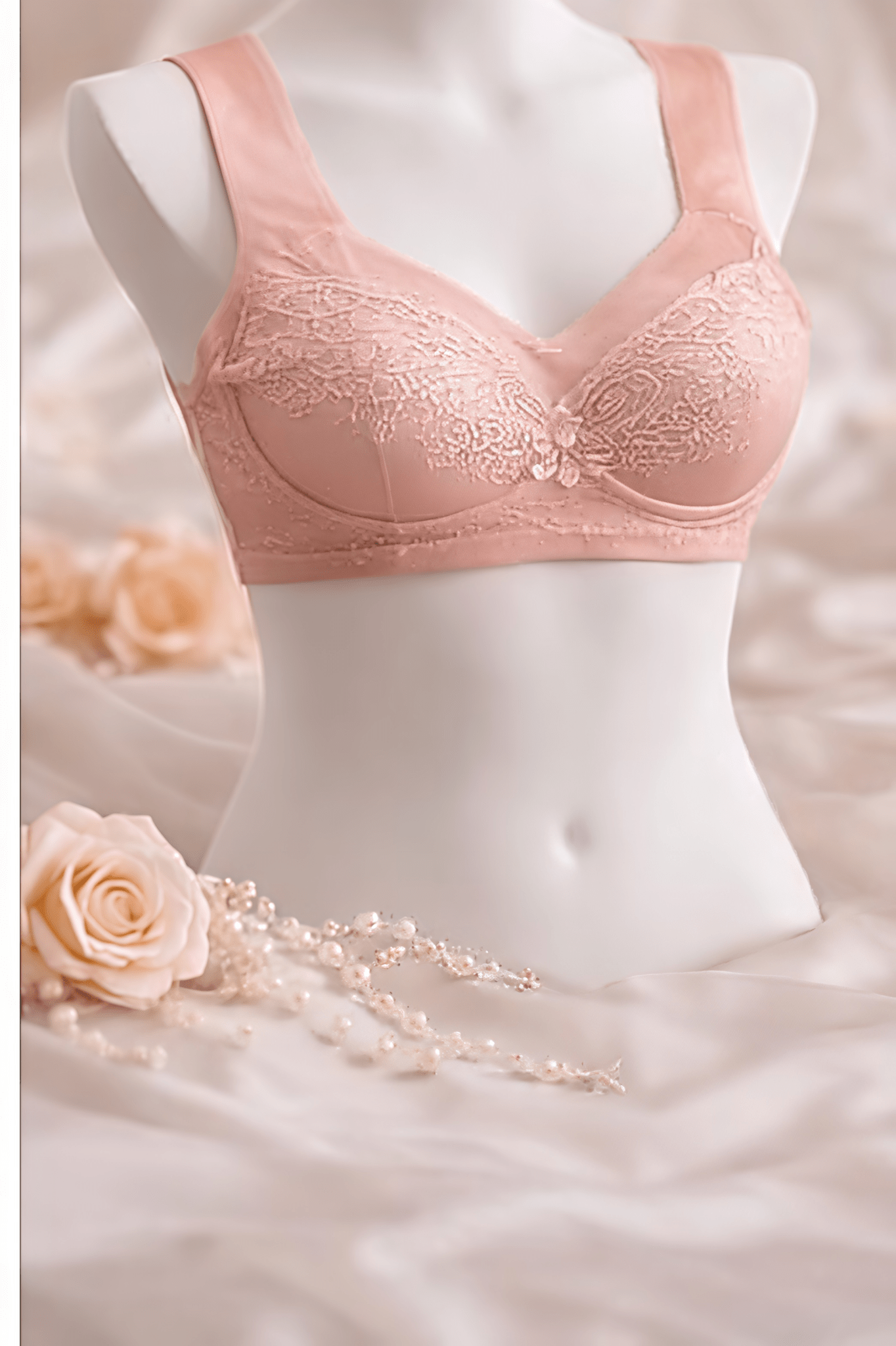 DMORA Lace Comfort Full-Support Bra - My Store 5