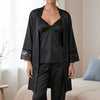 DMORA Luxe Satin Nighty Robe Set