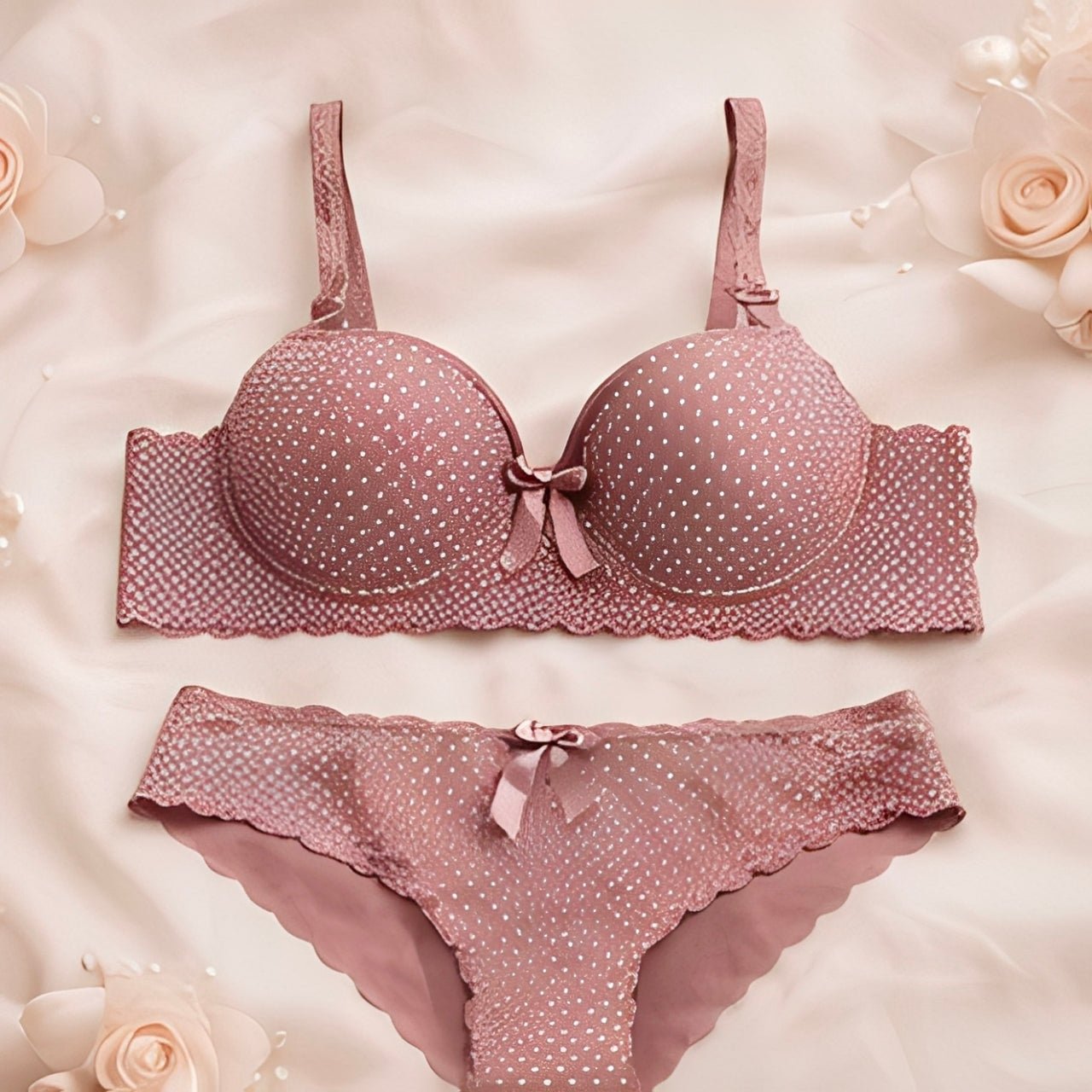 DMORA Polka Charm Lingerie Set - My Store 5