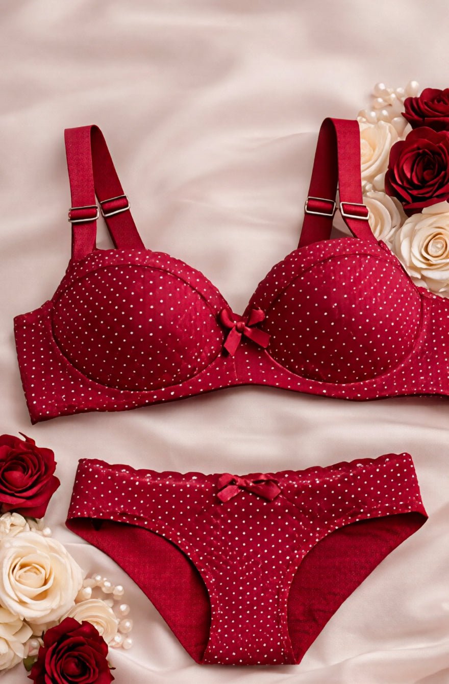 DMORA Polka Charm Lingerie Set - My Store 5