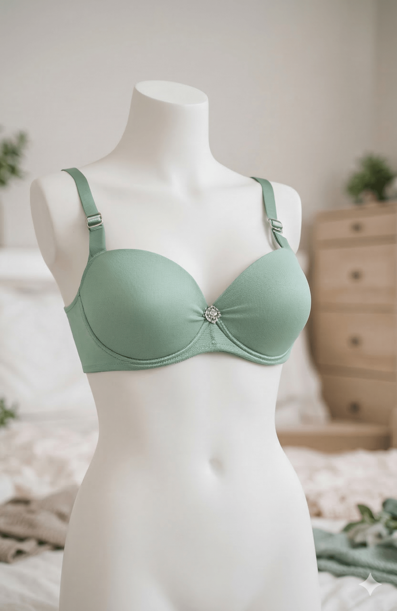 DMORA Ribbed Sculpt Padded Bra - My Store 5