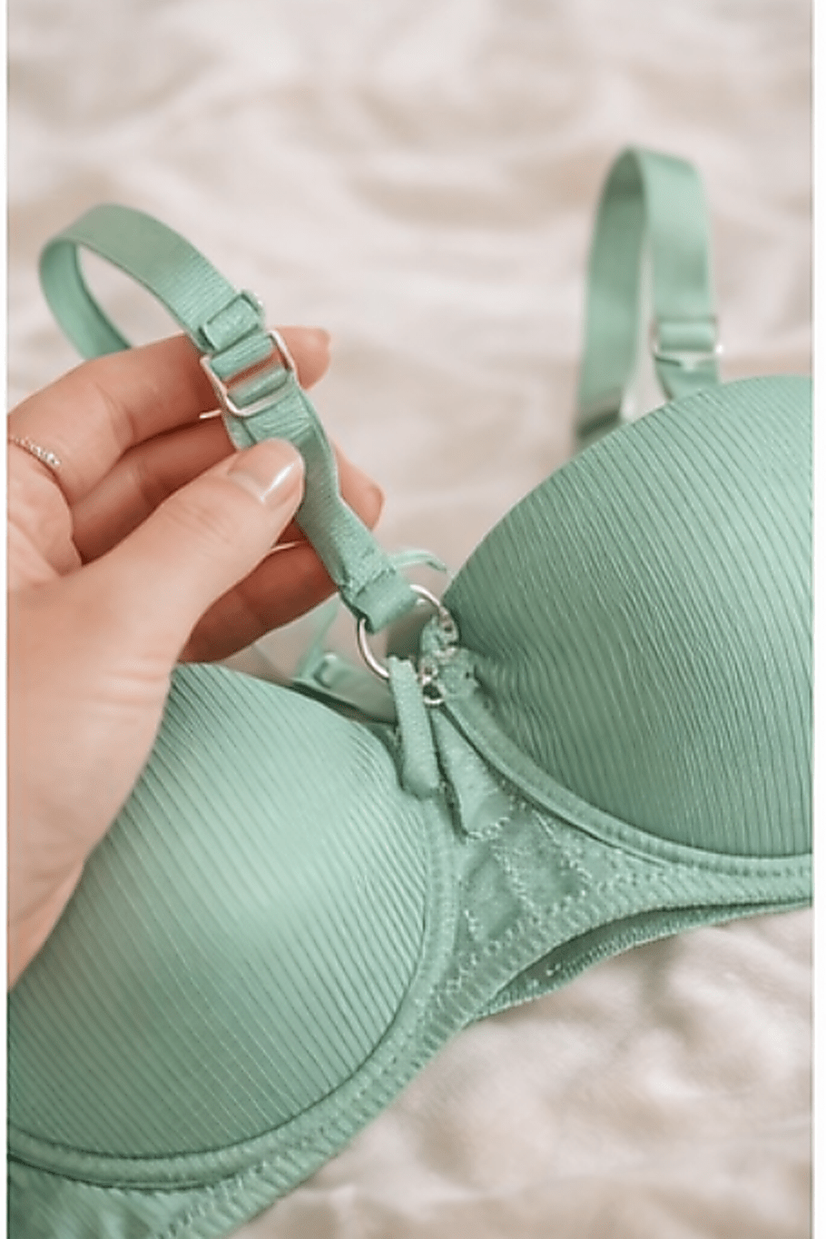 DMORA Ribbed Sculpt Padded Bra - My Store 5