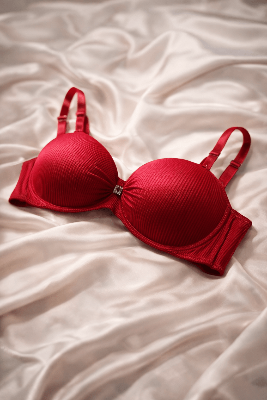 DMORA Ribbed Sculpt Padded Bra - My Store 5