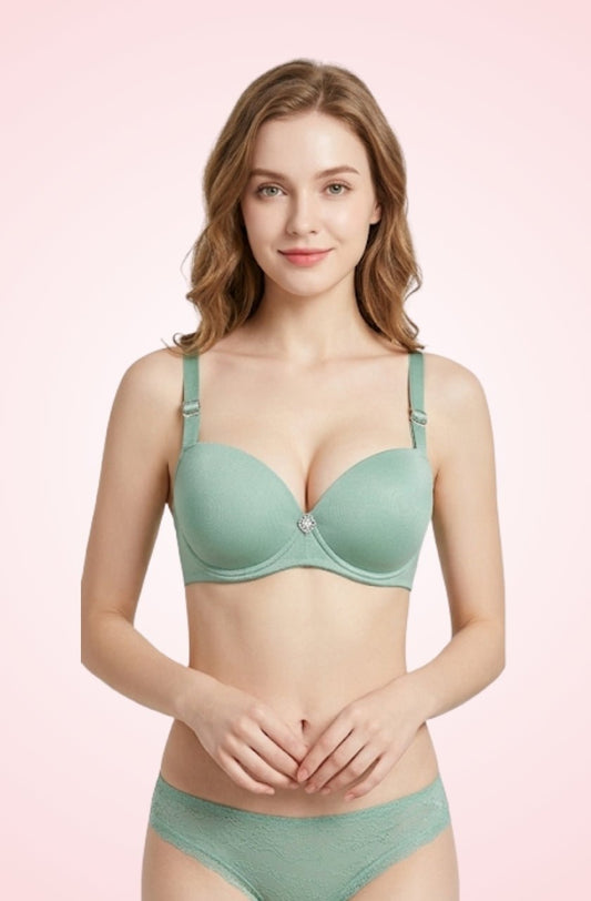DMORA Ribbed Sculpt Padded Bra - My Store 5