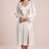 DMORA Royal Satin Lace Nightwear Set