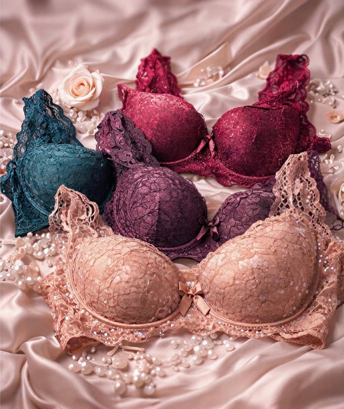 DMORA Royale Lace Padded Bra - My Store 5