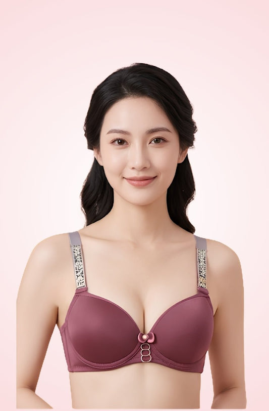 DMORA Signature Strap Padded Bra - My Store 5