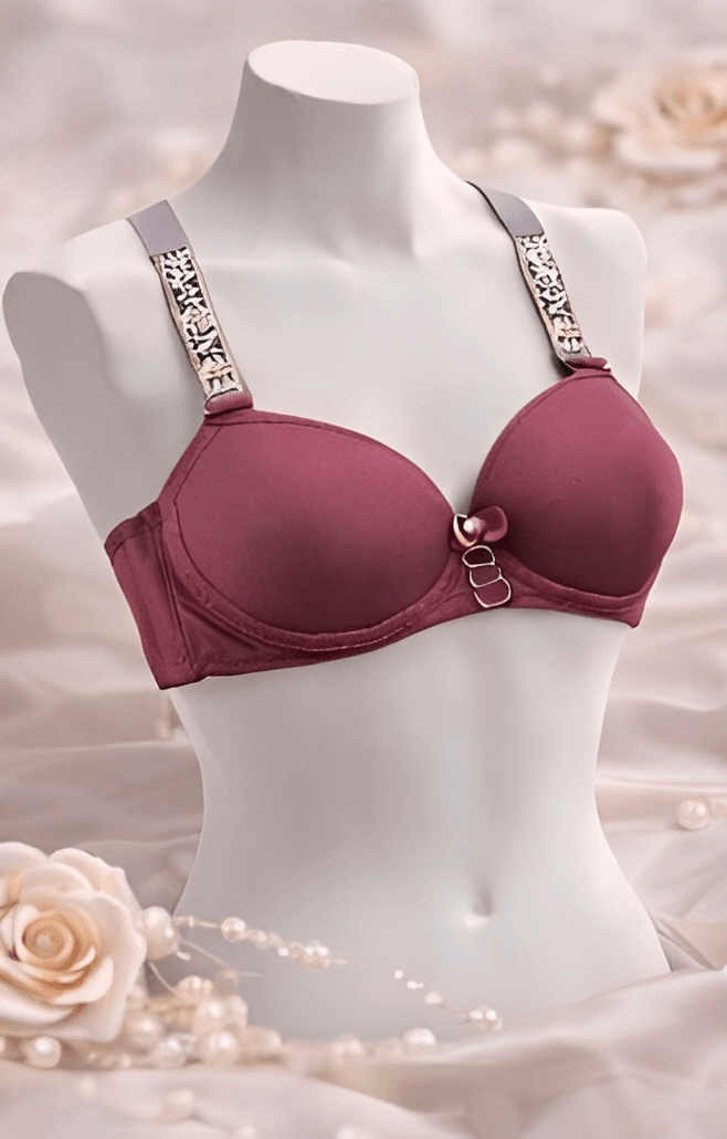 DMORA Signature Strap Padded Bra - My Store 5