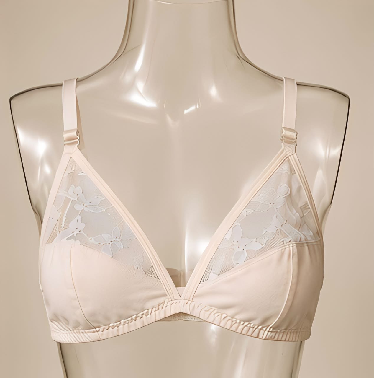 DMORA Soft Lace Triangle Bra - My Store 5