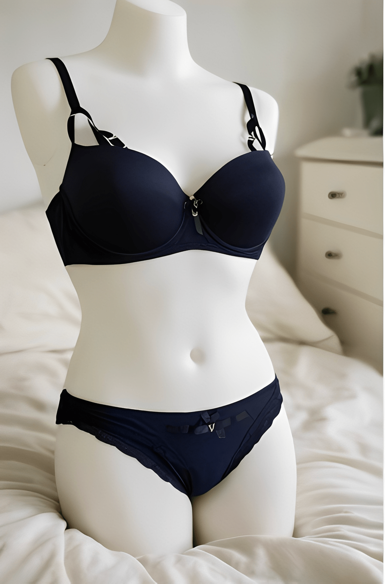 DMORA Soft Padded Bra & Panty Set - My Store 5