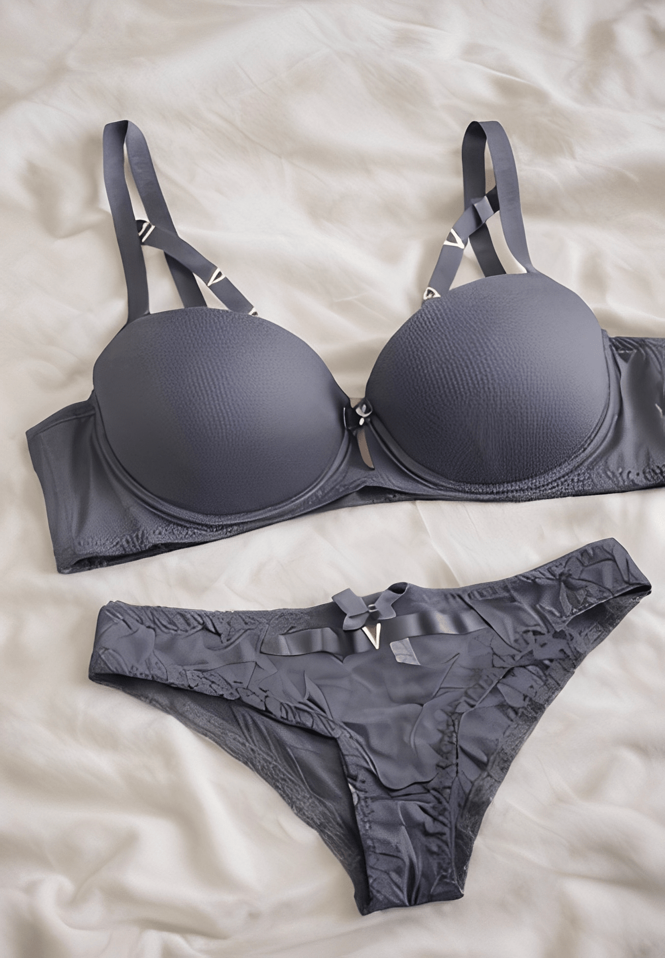 DMORA Soft Padded Bra & Panty Set - My Store 5
