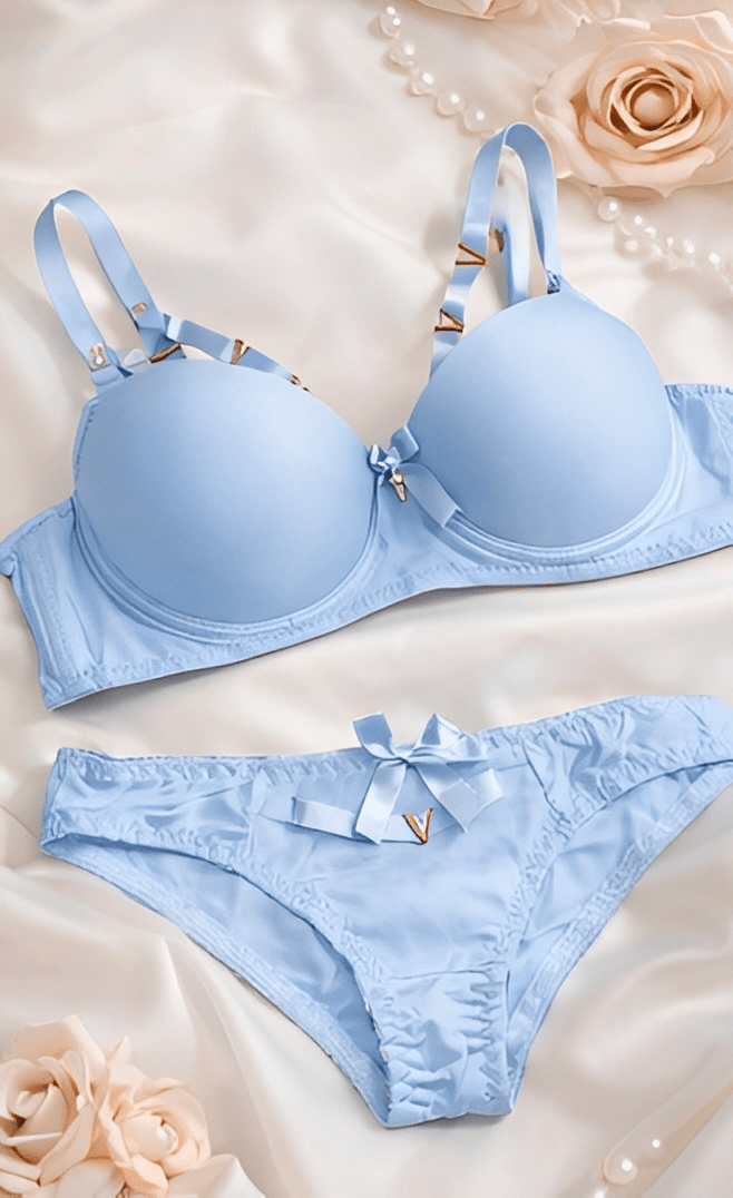 DMORA Soft Padded Bra & Panty Set - My Store 5