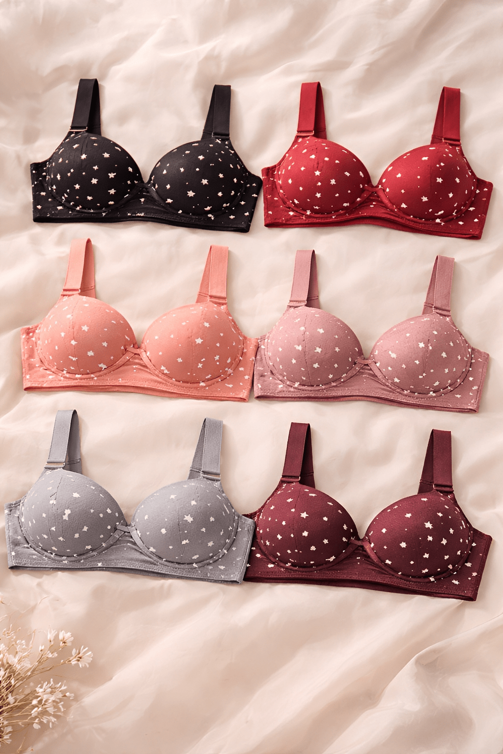 DMORA Star Comfort Padded Bra - My Store 5